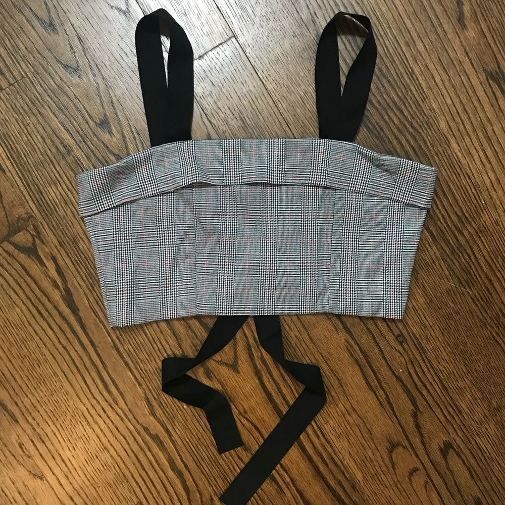 F21 Glen Plaid Crop Top 🧚🏻‍♀️✨